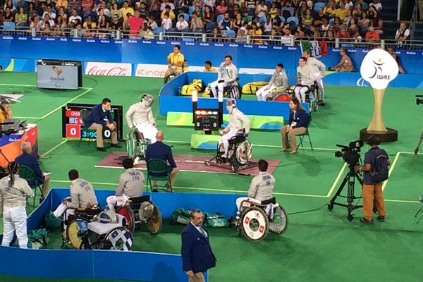 Lundi, Ludovic Lemoine tentait sa chance au sabre individuel. Il avait réussi à atteindre les 1/4 de finale, où il s'est fait battre par le Hongrois Richard Osvath.