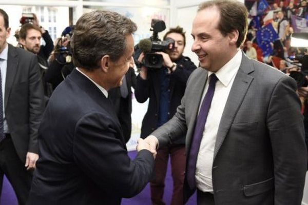 Jean-Christophe Lagarde en compagnie de Nicolas Sarkozy