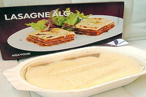 Ikea a retiré du marché 17 600 plats de lasagnes d'élan. Des traces de porc ont été retrouvées dans certains de ces plats. 