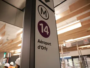 FIn des travaux en vue à la gare de Saint-Denis Pleyel. Elle accueillera dans quelques semaines les passagers de la ligne 14.