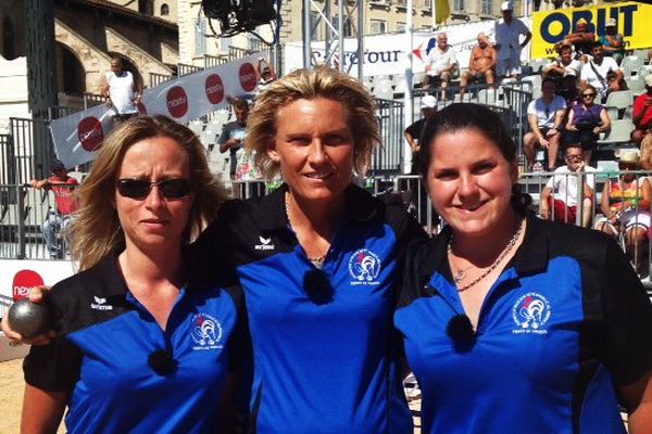 Angélique Papon, Ludivine D'Isidoro et Audrey Bandiera. 