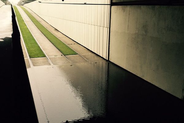 Le tunnel est inondé