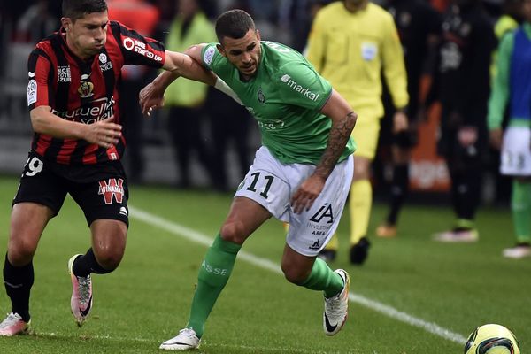 Valentin Eysseric lors de cette rencontre face aux Verts.