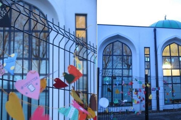 La mosquée de Villeneuve d'Ascq ce samedi.