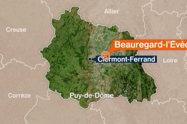 L'accident s'est produit sur la D2089, au niveau de Beauregard-L'Evêque (63) entre le carrefour de Beauregard et celui de Courcourt