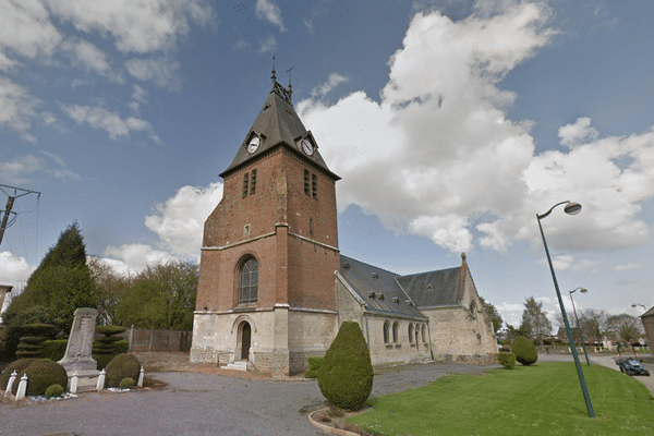 L'église de la commune de Matigny située dans l'ouest de la Somme.