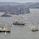 Fêtes maritimes internationales Brest 2016 - passage des tas de pois