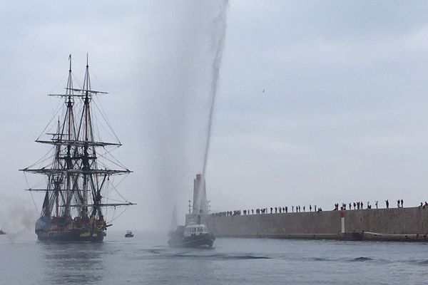 L'Hermione à Nice ce mercredi 25 avril