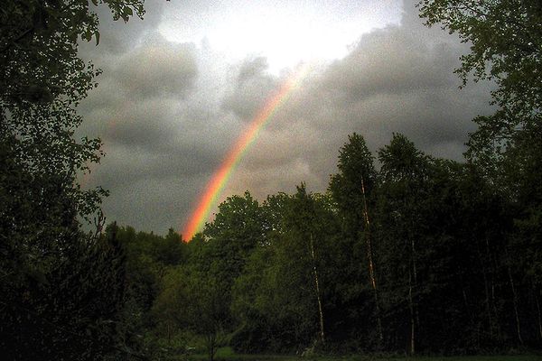 Arc en ciel maussade