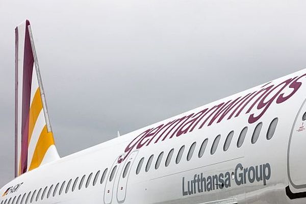 Un airbus de la compagnie low cost, Germanwings - Lufthansa