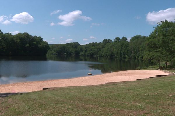 La plage de la Sablière, au Palais-sur-Vienne, pourrait devenir celle du nouveau camping de Limoges, un projet que porte la municipalité et Limoges Métropole.