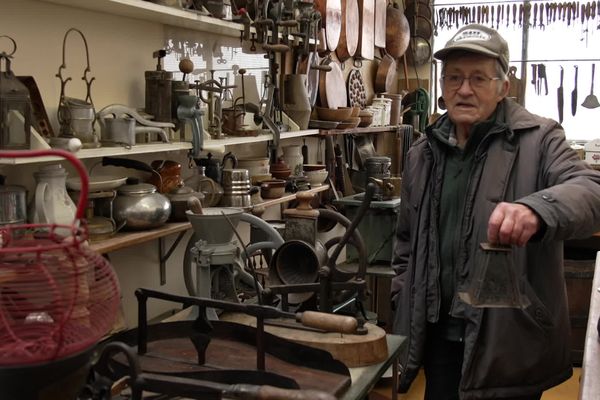 Pierre Boulay collectionne les outils depuis 60 ans