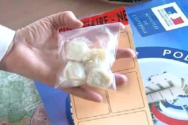 Sachet de crack saisi à Limoges par la direction départementale de la police