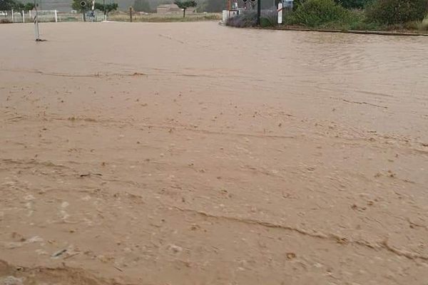 Plus de 50 mm de pluie sont tombés sur la commune de Limoux entre 18 h et 19 h ce jeudi. 