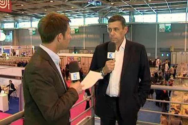 Xavier Beulin, président de la FNSEA invité de Benjamin Savart au salon de l'agriculture