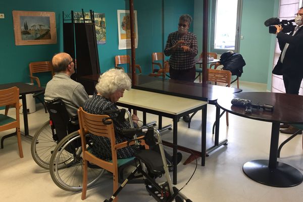 Christiane et Roger Sanson ont enfin pu revoir leur fille près six semaines sans visite