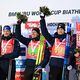 Emilien Jacquelin était sur le podium de la Coupe du monde de biathlon à Hochfilzen.