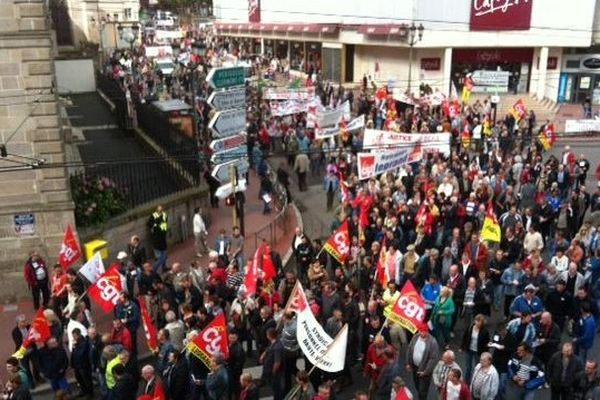 Manifestation contre la réforme des retraites, Limoges, 10 septembre 2013