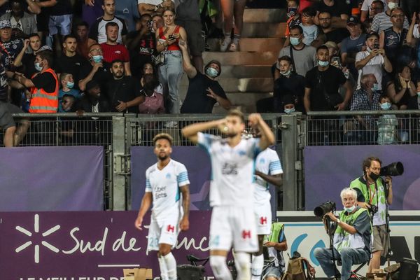 Des jets de projectile de la part des supporters montpelliérains avaient émaillé le match d'ouverture de la saison de Ligue 1 opposant Montpellier à Marseille dimanche 8 août 2021.