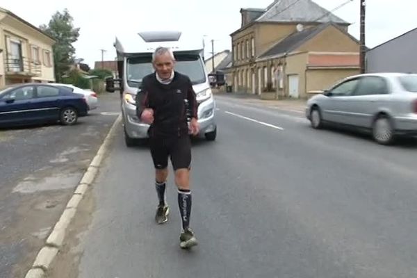 Louis Thiriot était de passage à Flize, dans les Ardennes, ce samedi 18 juin.