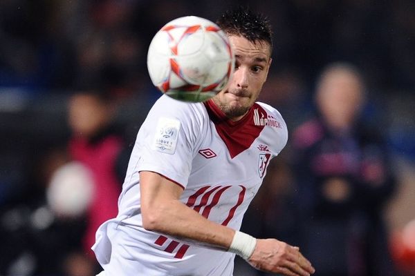 Mathieu Debuchy, défenseur du LOSC, octobre 2012. 