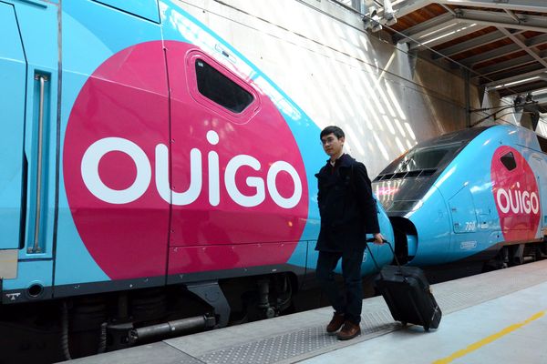 Des TGV Ouigo en gare de Marne-la-Vallée. Tourcoing sera prochainement desservi.