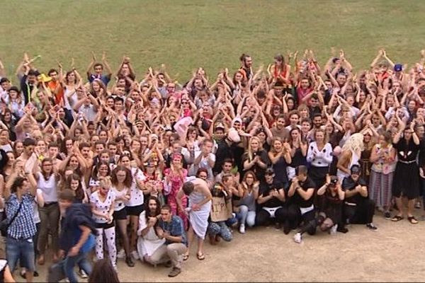 Photo de famille lors de la rentrée 2016 à AgroSup Dijon