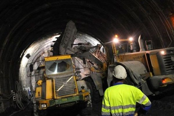 2008, sur le chantier des descendries côté français