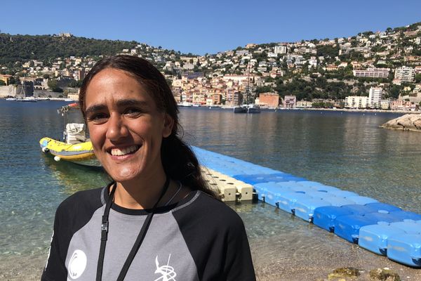 Sonia Yahyaoui est la seule apnéiste tunisienne à participer aux championnats du monde d'apnée Aida à Villefranche-sur-Mer