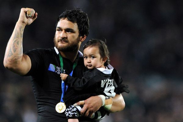 Piri Weepu, en 2011 après le titre de champion du Monde