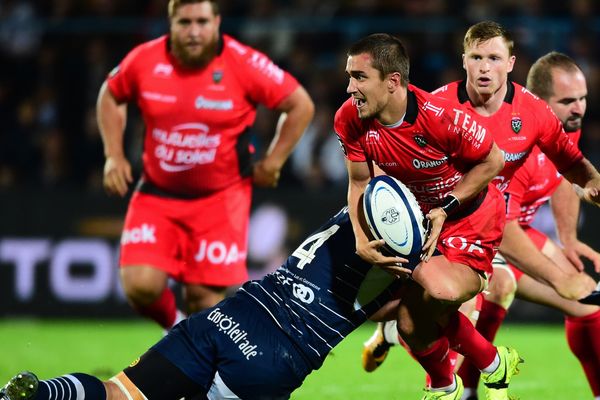 Anthony Méric du RC Toulon dans le match de Top 14 contre Agen le 4 novembre 2017