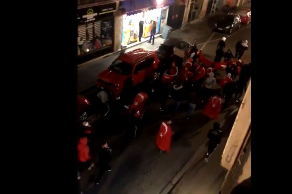 3 arrests after the demonstration of Turkish nationalists