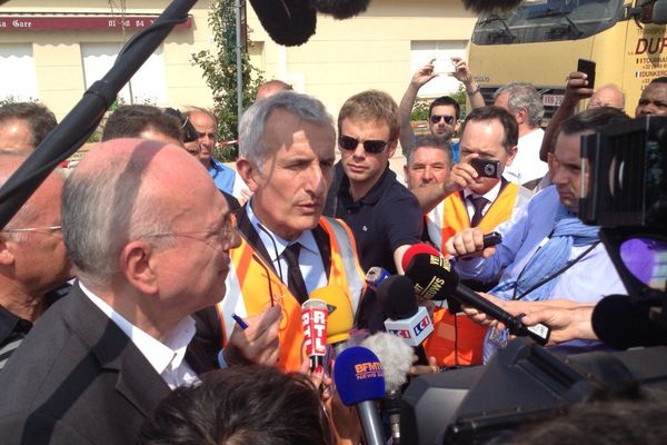 Samedi 13 juillet, Guillaume Pépy faisait un point presse à Brétigny-sur-Orge au lendemain du déraillement du Paris-Limoges.