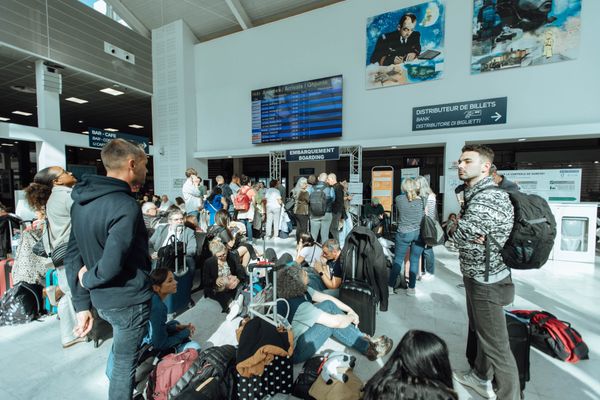 Blocage à l'aéroport de Bastia des passagers ce jeudi soir.