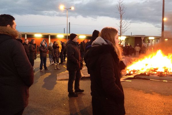 Ce mardi matin à Vendin-le-Vieil, avant l'arrivée de la ministre de la Justice. 