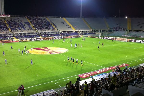 Le stade Artemio-Franchi quasiment désert pour accueillir l'En avant Guingamp