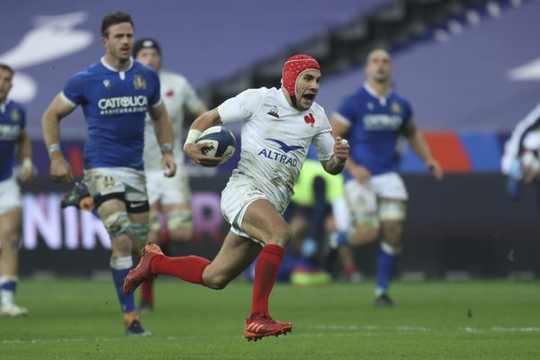 Gabin Villière se plait à jouer contre l'Italie, contre qui il a déjà marqué quatre fois en trois matchs.