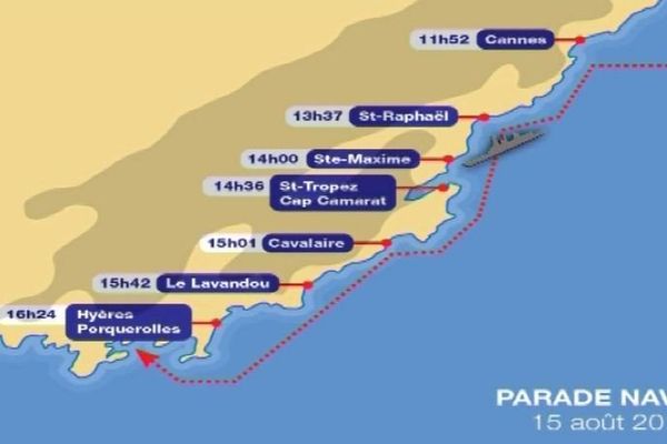 Carte Ou Vous Placer Pour Admirer La Parade Navale Et La Patrouille De France