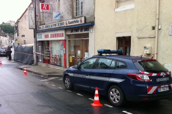 La bar de la victime à Nogent-le-Rotrou.