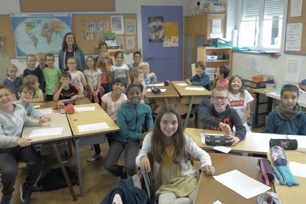 Les enfants de de l'Ecole publique Jules Ferry de Mayenne