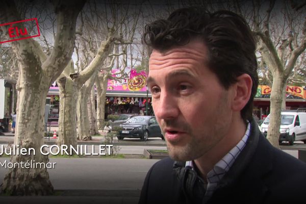 Julien Cornillet est élu maire de Montélimar le 28 juin 2020