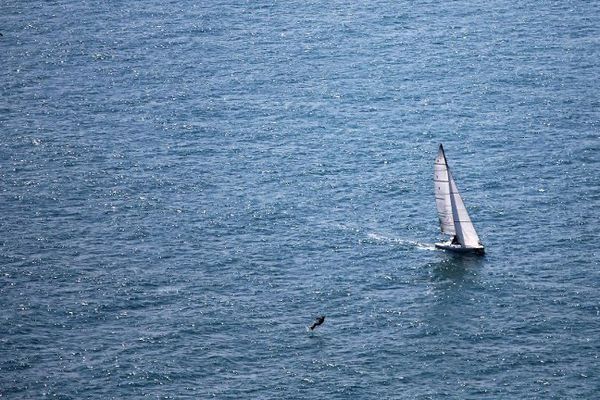 Le voilier naviguait au large du cap Bénat. (Photo du 26 mai 2016)