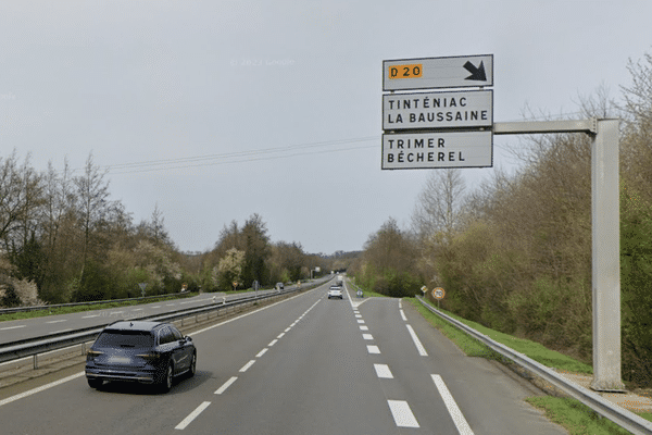 L'accident mortel s'est produit sur la route départementale RD 137, à hauteur de la commune de Tinténiac (Ille-et-Vilaine).