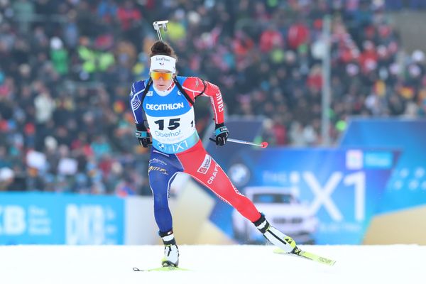 Lou Jeanmonnot, à Oberhof en février 2023.