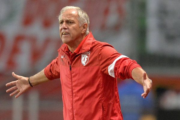 René Girard lors de Rennes-LOSC le 31 août dernier. 