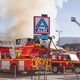 Un important incendie ravage le supermarché Aldi à Bourg-Madame (Pyrénées-Orientales).