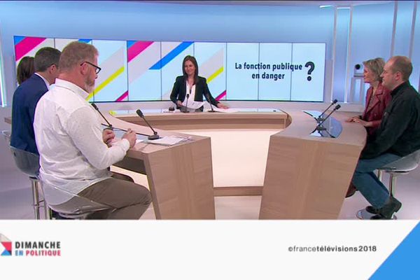 Dimanche en Politique sur le plateau de France 3 Limousin