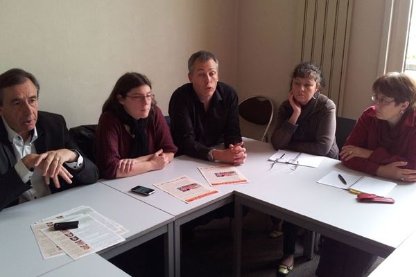 Conférence de presse du groupe "Limousin Terre de Gauche", Limoges, mercredi 15 mai 2013