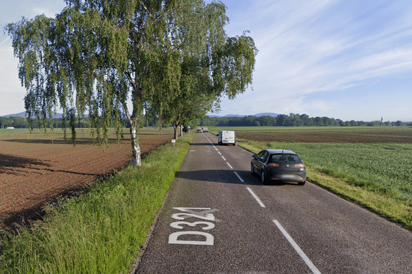 L'accident s'est produit sur la D321, entre Muttersholtz et Ebersheim.