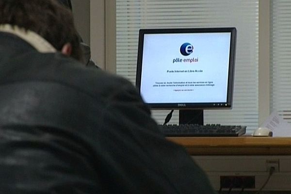 Une agence Pôle emploi en Bourgogne. 